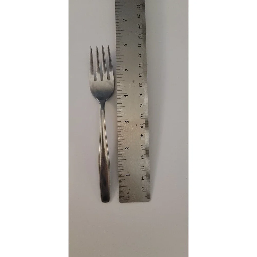 Set of 2 Rogers Cutlery Co. Creation Stainless Steel Salad Forks 6 1/4